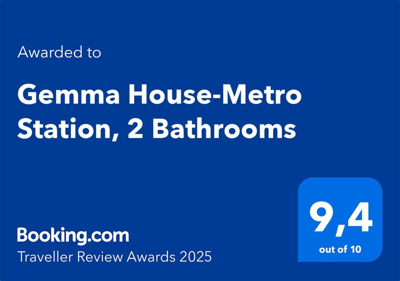 Apartment Gemma House - 100mt To Metro Station, 2 En-suite Bathrooms